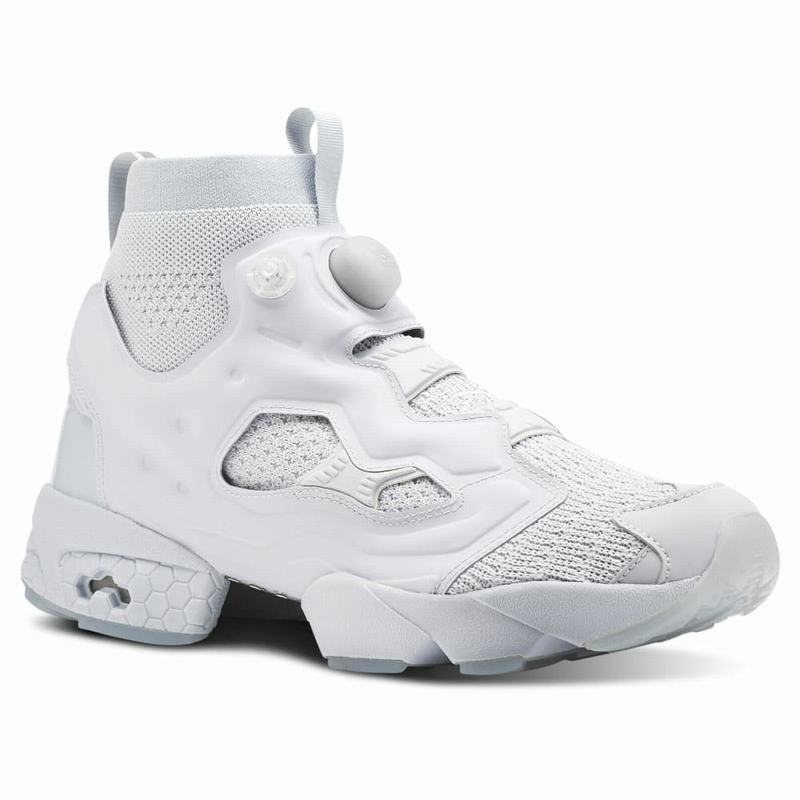 Tenisi Reebok Instapump Fury Barbati Albi Romania HN7837RU